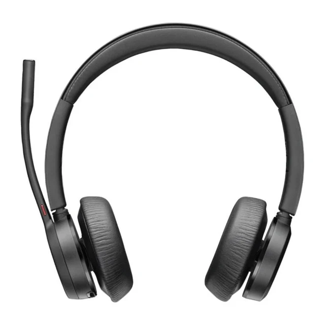Poly Voyager 4320 Microsoft Teams Certified USB-C Headset with BT700 Dongle – Professional Wireless Office Headphones