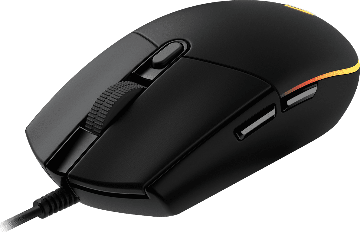 Logitech G102 Lightsync USB Gaming Mouse - Black - High Precision Optical Sensor
