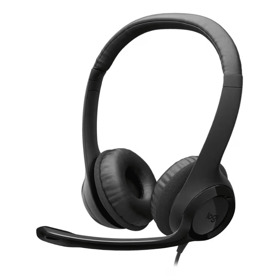 Logitech H390 USB-C Computer Headset with Noise-Cancelling Mic