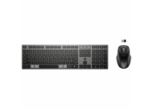 HP 725 Wireless Keyboard and Mouse Combo - Multi Rechargeable