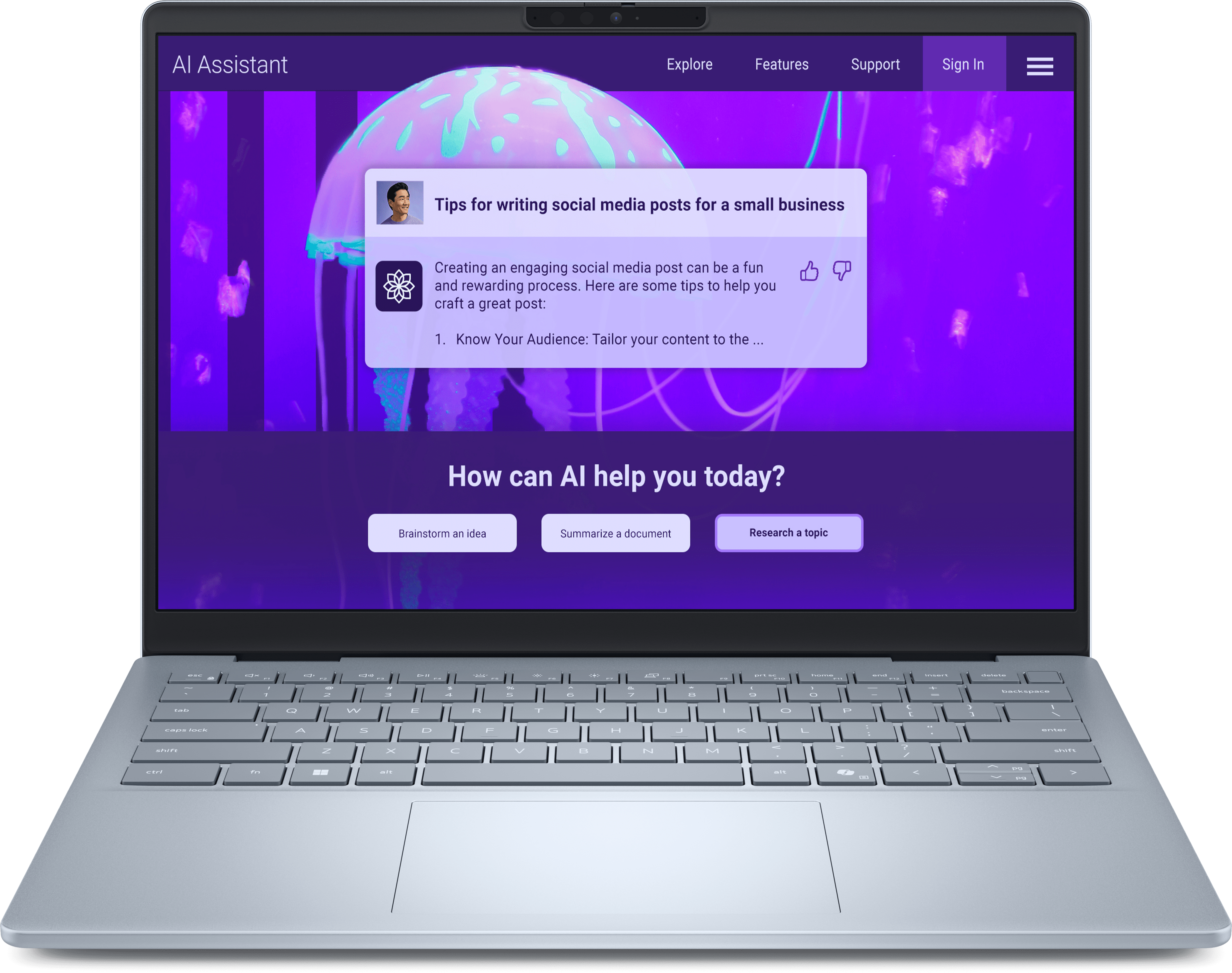 DELL 14 PLUS DB14250 14-Inch WQXGA High-Performance Notebook - Sleek Design