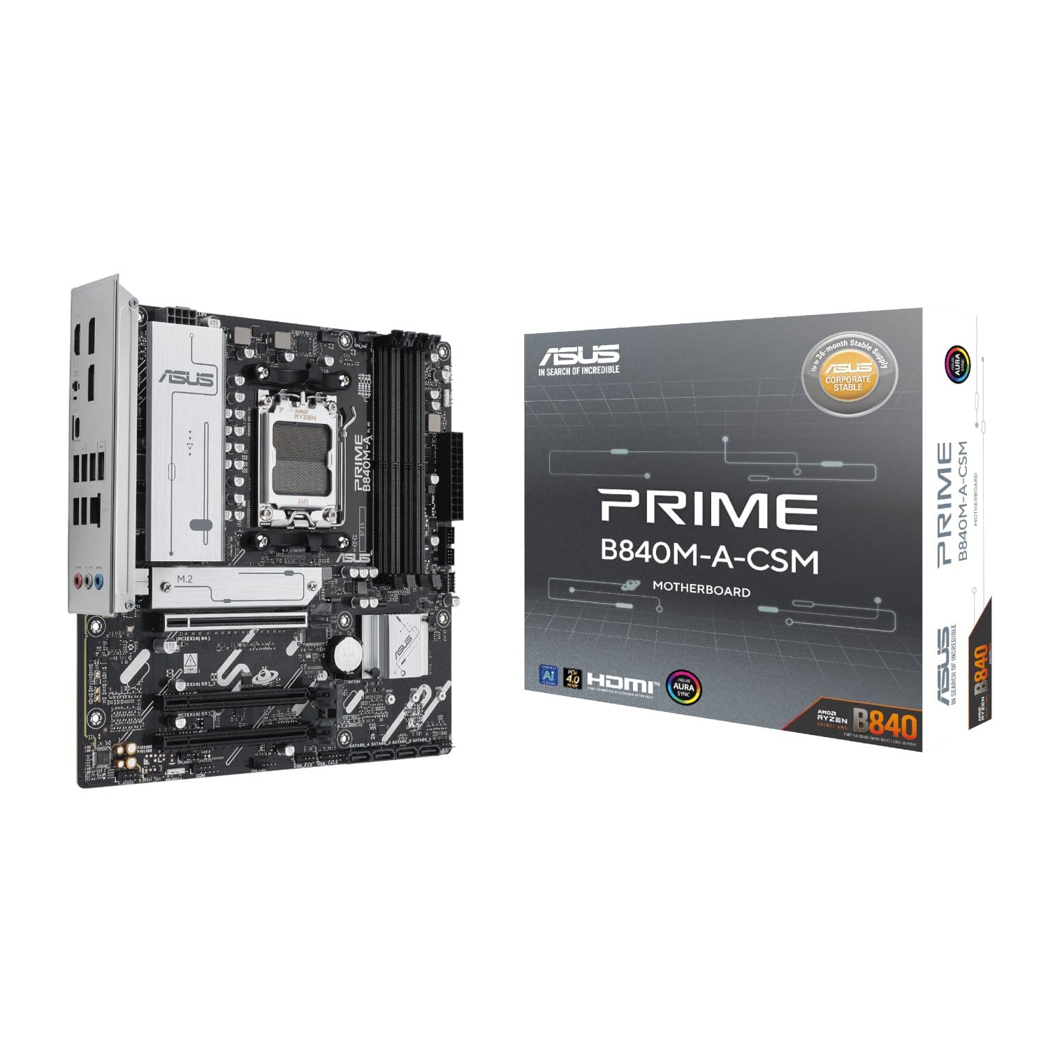 Asus PRIME B840M-A-CSM AM5 Micro ATX Motherboard